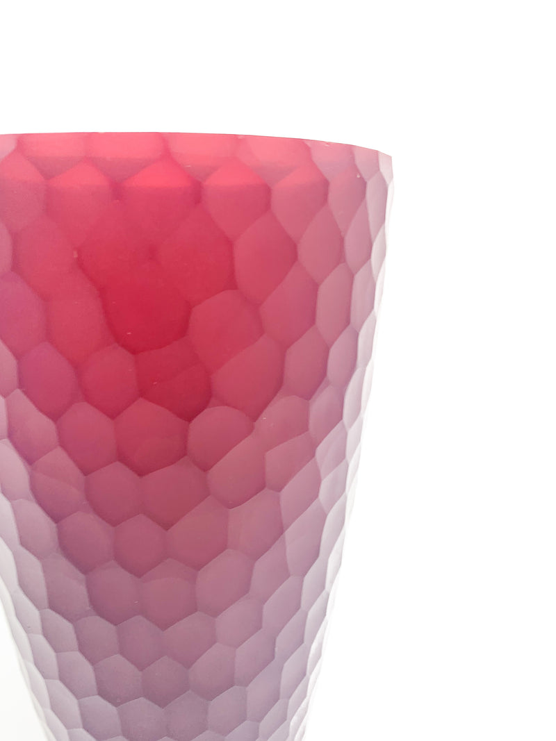 Honeycomb Murano vase