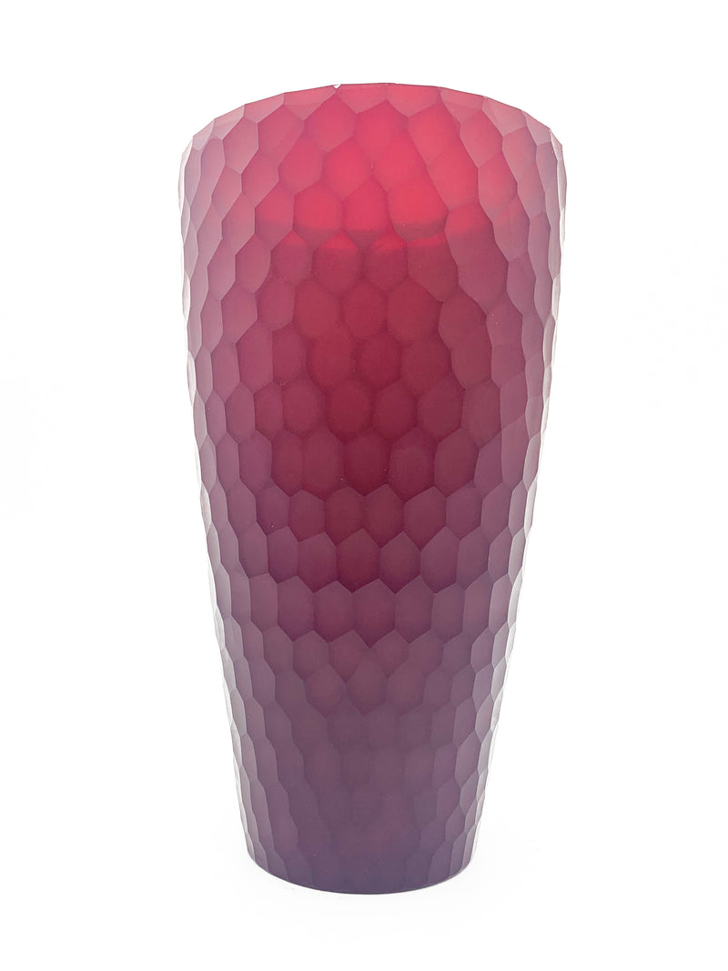 Honeycomb Murano vase