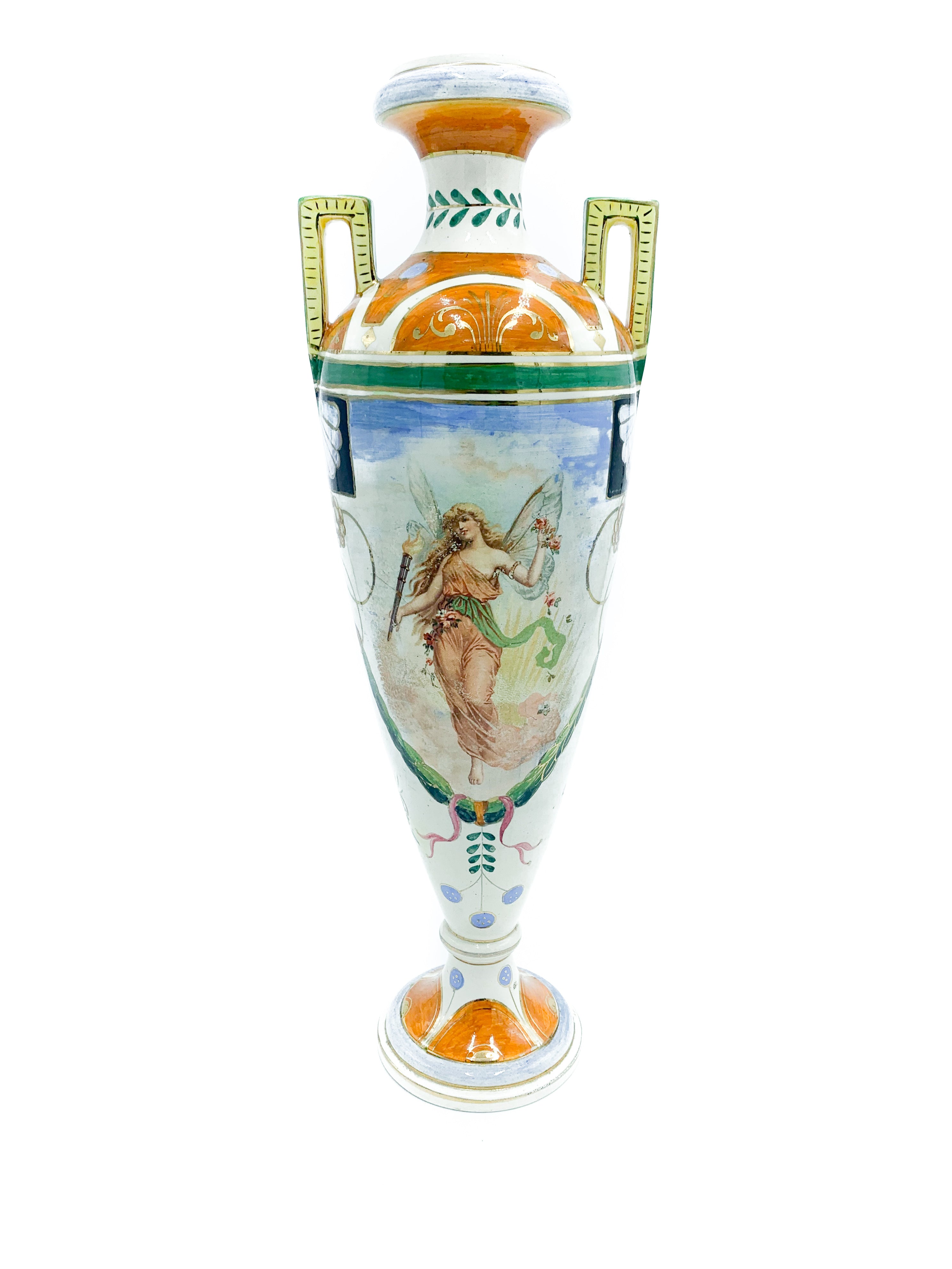 Vaso in Ceramica di Colonnata Toscana Anni 30