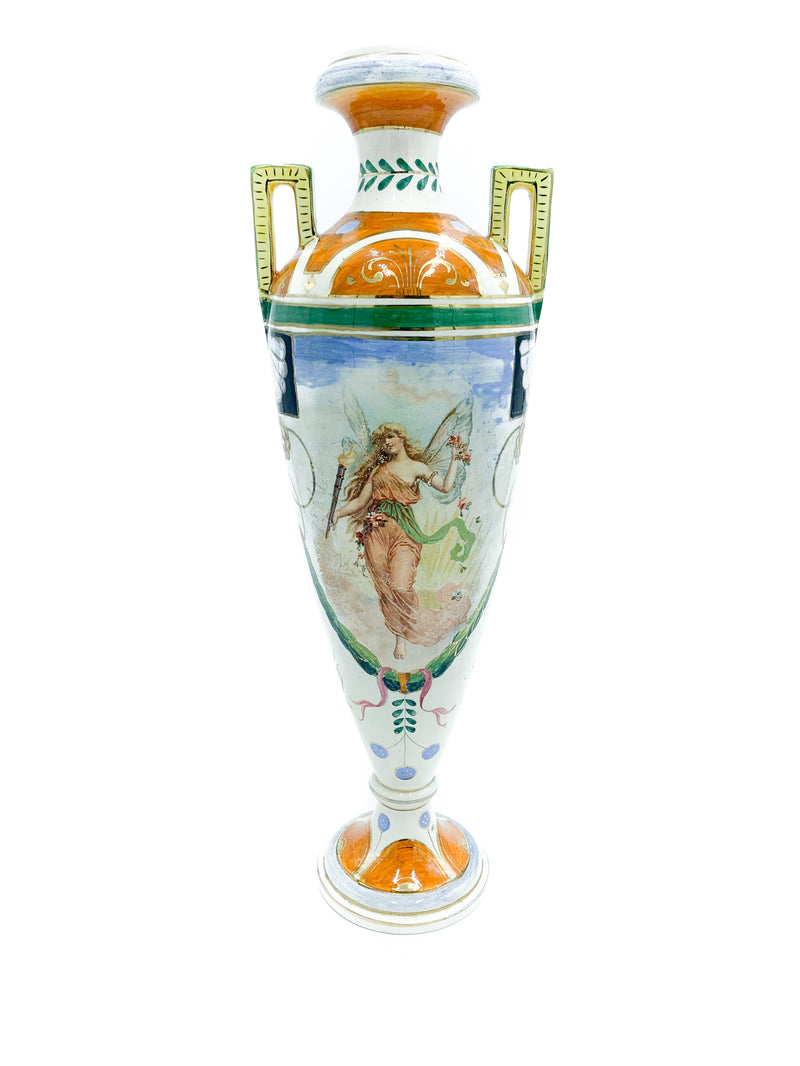 Ceramic vase from Colonnata Tuscany from the 1930s