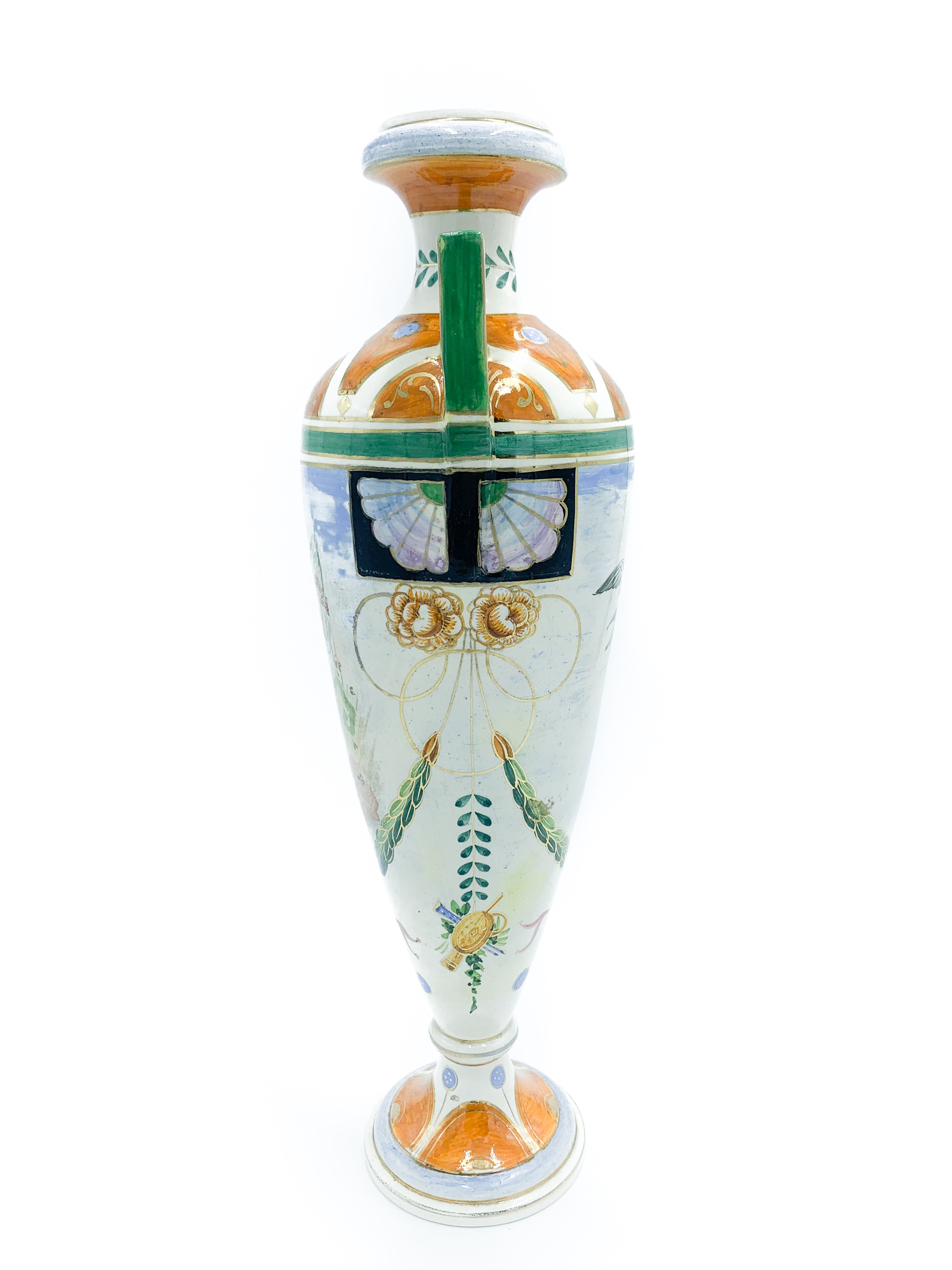 Vaso in Ceramica di Colonnata Toscana Anni 30