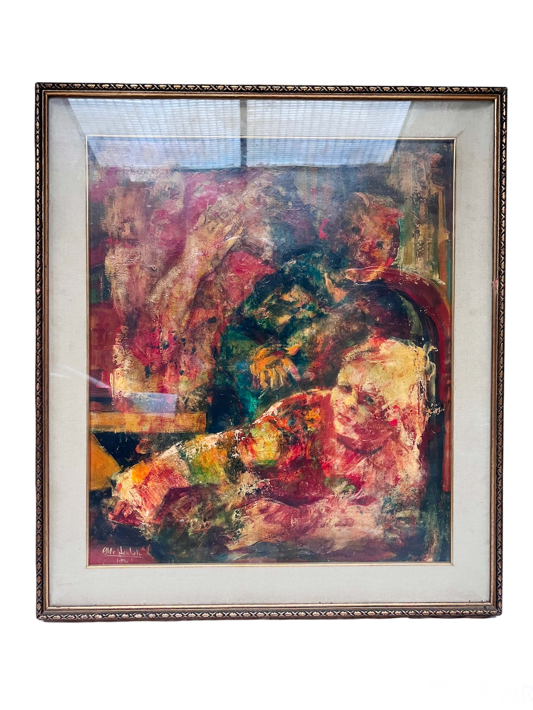 Dipinto Olio su Tela di Aldo Sterchele Anni 70